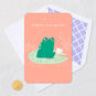 Frog on Lily Pad New Home Congratulations Card Card Front with Envelope and Gold Seal image number 5