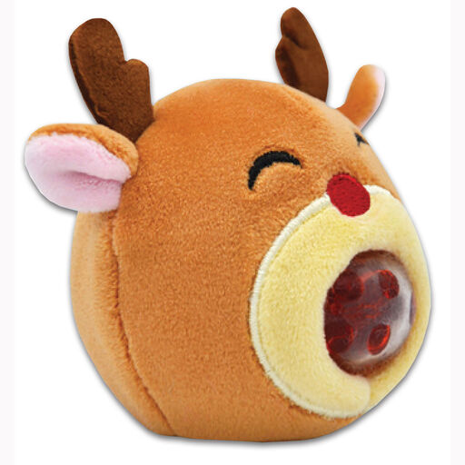 PBJ's Plush Ball Jellies Squeezable Rudy the Reindeer, 