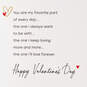 Love You Forever Romantic Valentine's Day Card, , large image number 2
