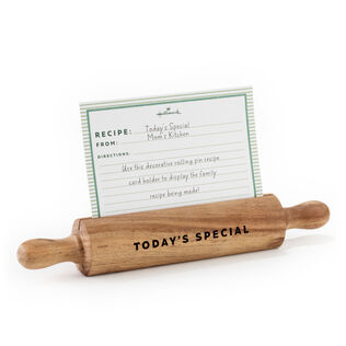 Rolling Pin Recipe Card Holder