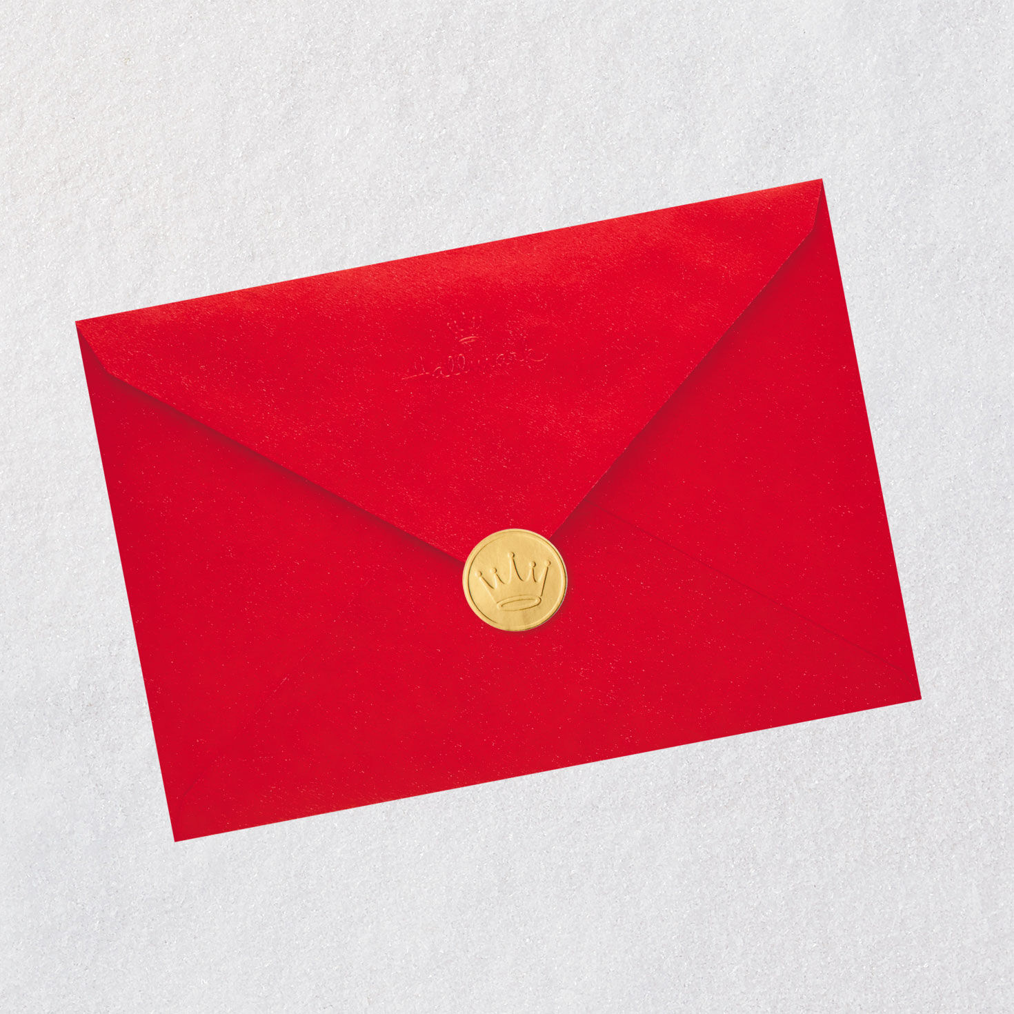 Hearts and Arrows Red Romantic Valentines Day Card Envelope Back with Seal image number 7