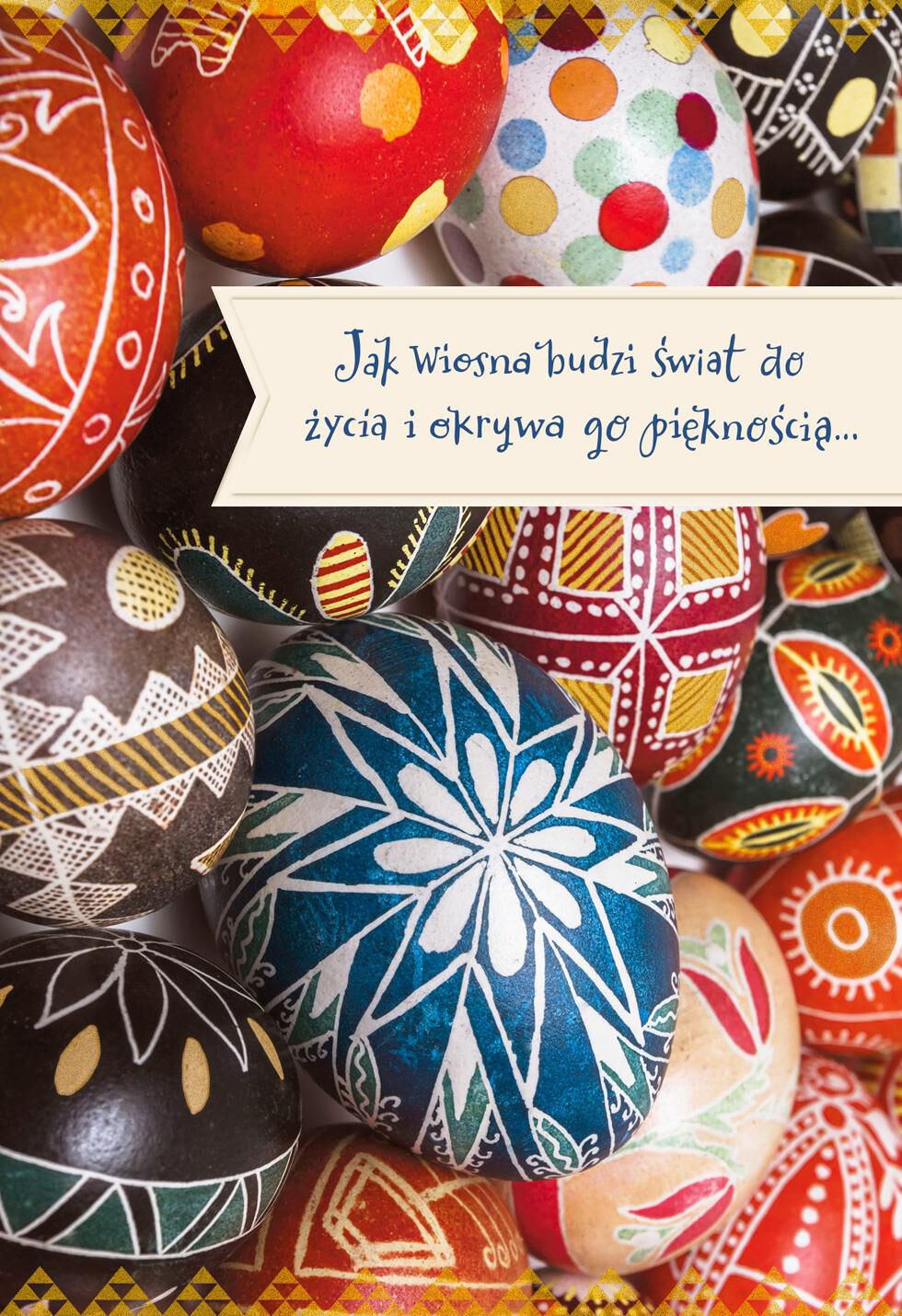 Jak Wiosna Budzi Polish-Language Easter Card