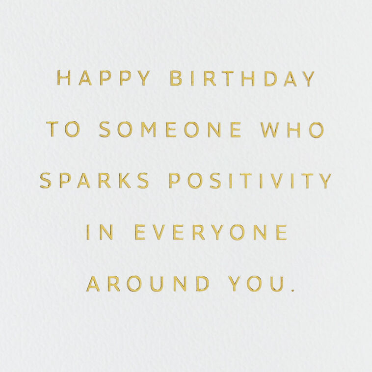 You Spark Positivity Birthday Card, , large image number 2