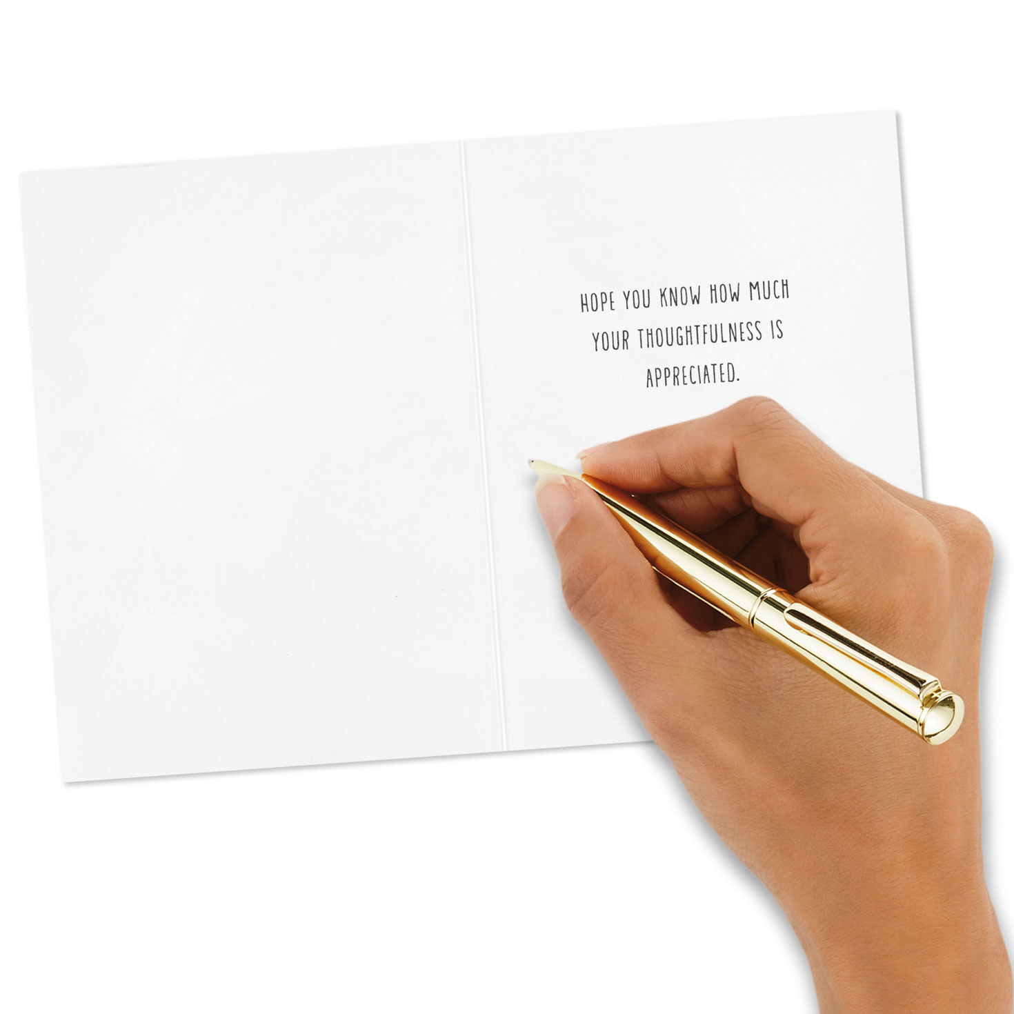 Fern Leaves Sympathy Blank Thank You Notes Pack  image number 5