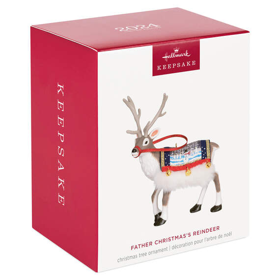 Father Christmas's Reindeer Ornament, , large image number 7