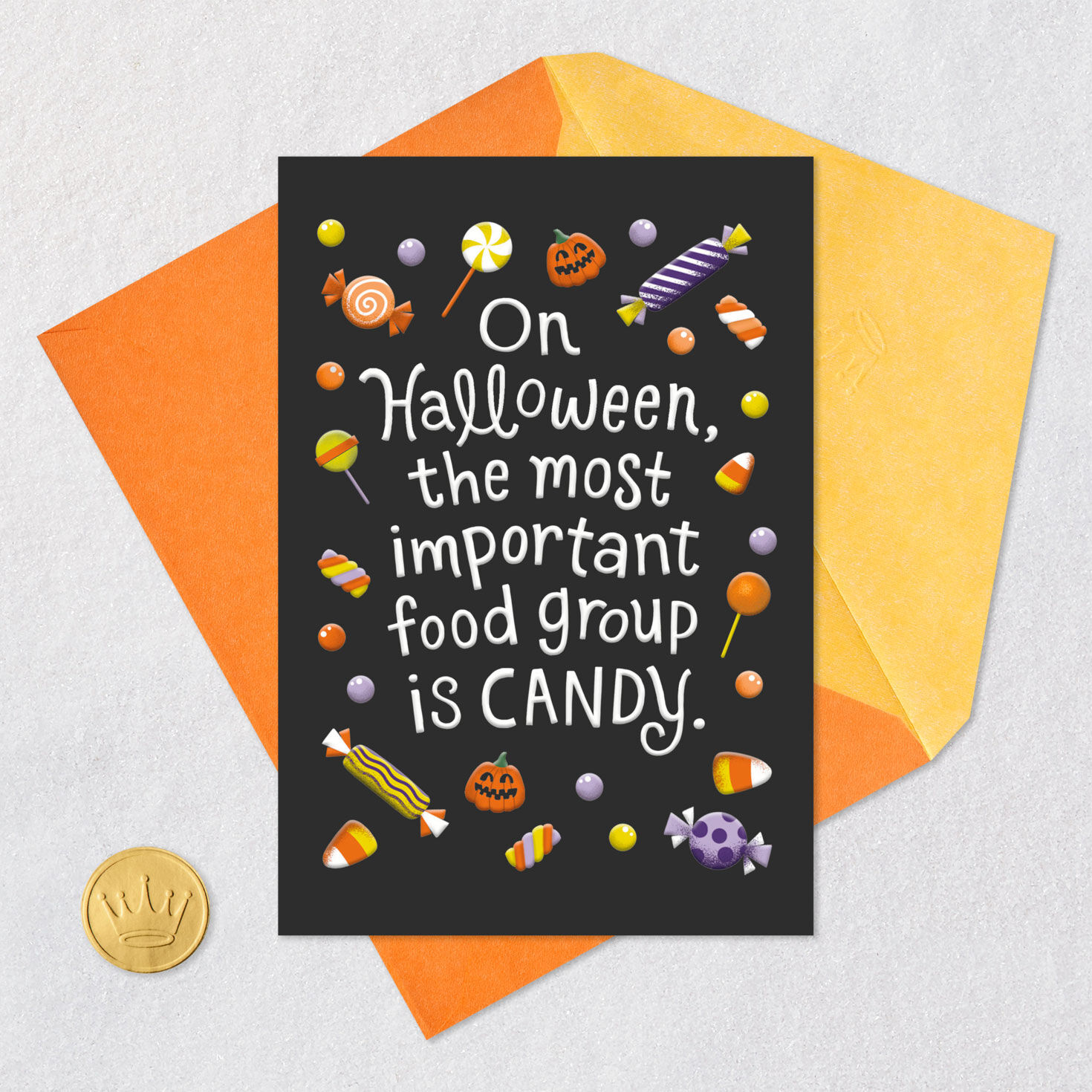 Most Important Food Group Is Candy Halloween Card for only USD 2.99 | Hallmark