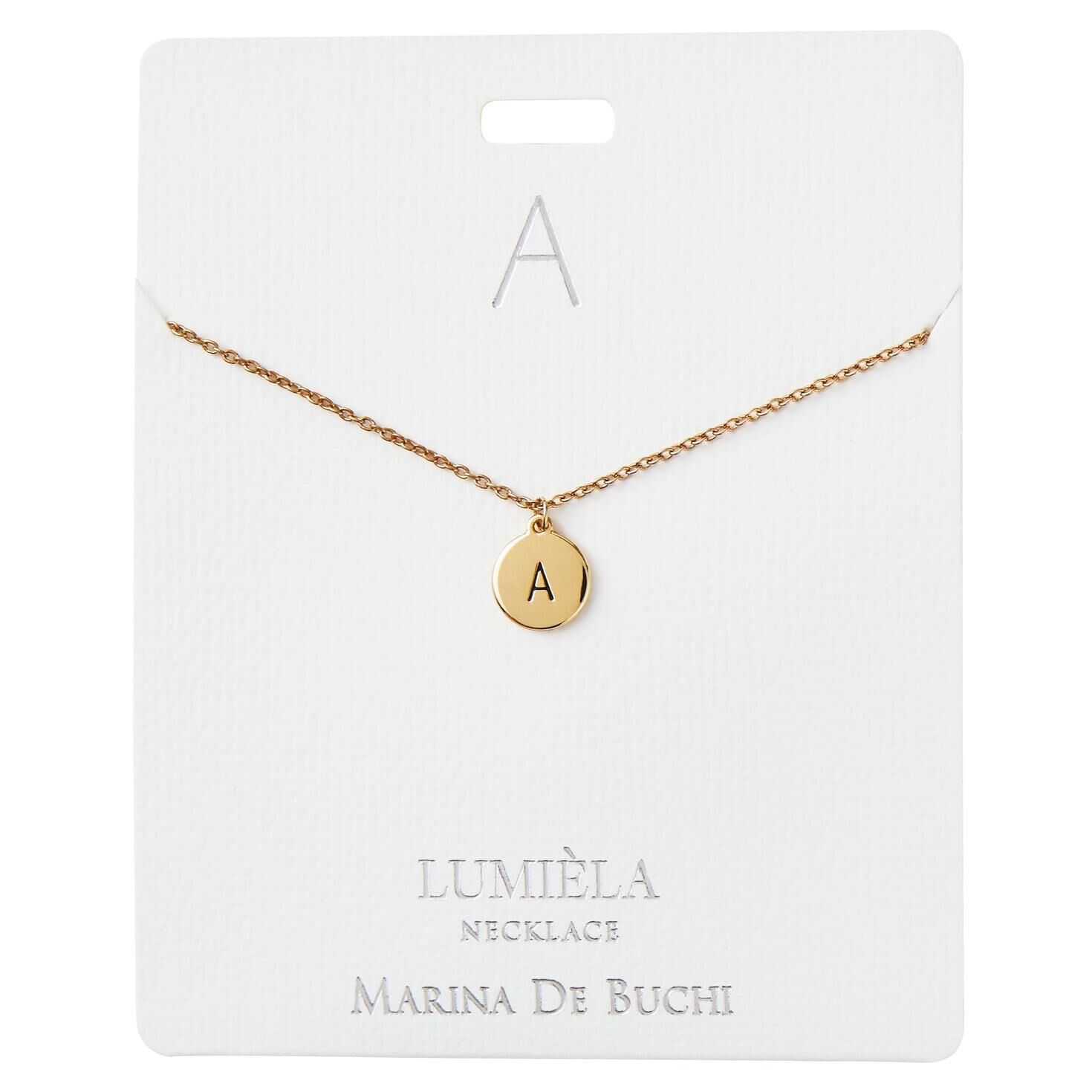 A Initial Pendant Necklace 20