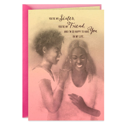 Thankful for the Woman You Are Birthday Card for Sister, 