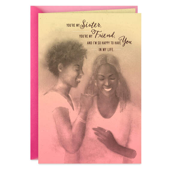 Thankful for the Woman You Are Birthday Card for Sister, , large image number 1