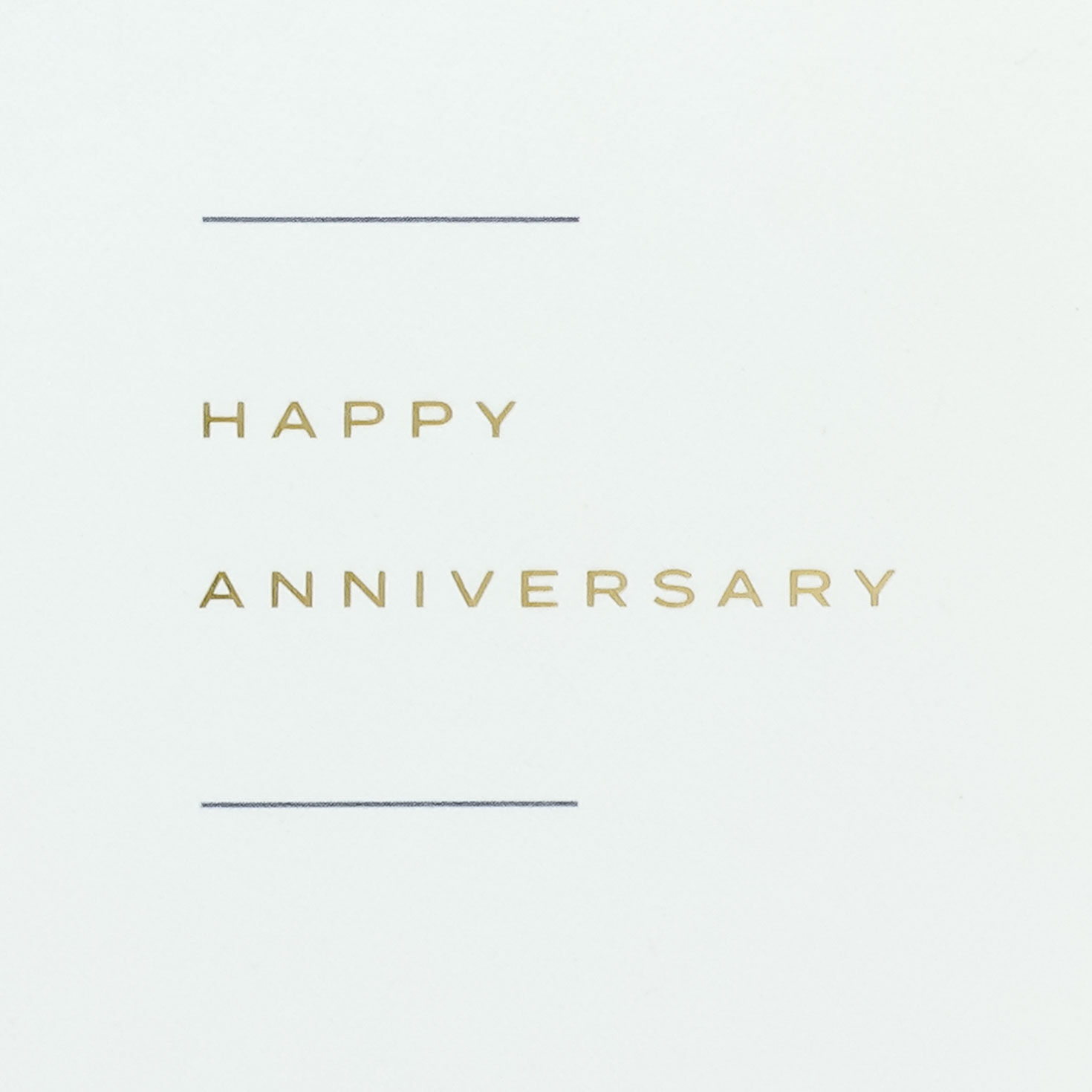 Gray and Gold Flowers Anniversary Card Sentiment image number 2
