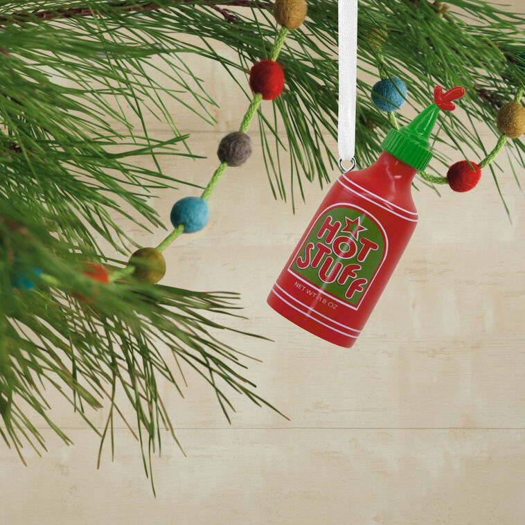 Hot Sauce Christmas Ornament hanging on tree image number 2