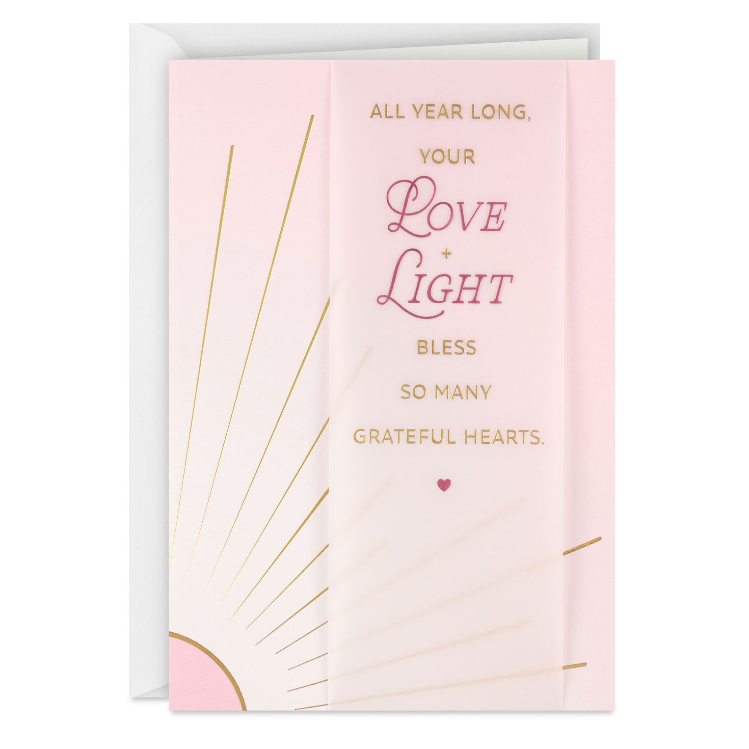 Your Love and Light Bless Hearts Mother's Day Card From All of Us
