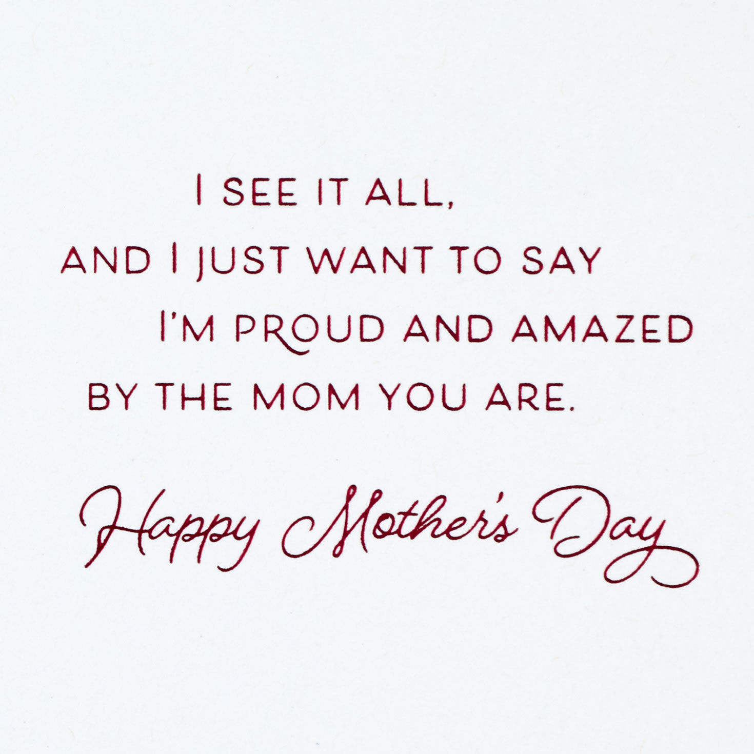 Woman Watching Sailboat Daughter Mother's Day Card sentiment image number 3