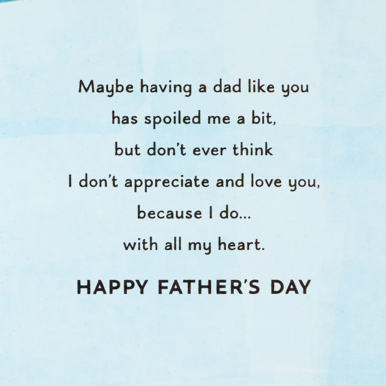 Birch Tree and Blue Sky Dad Father's Day Card Sentiment image number 2