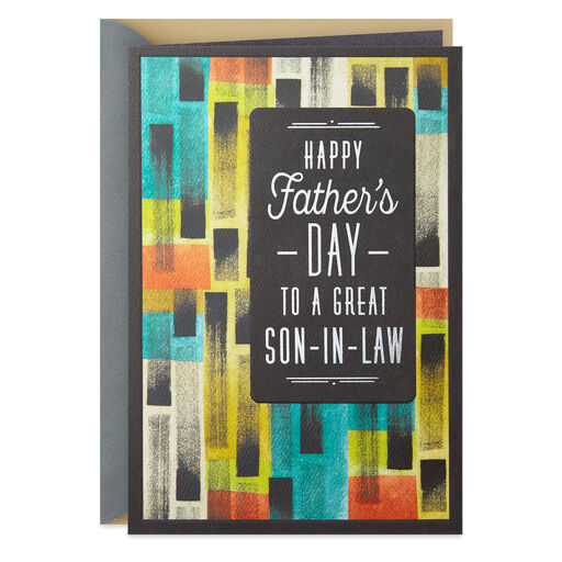 Celebrating You Father's Day Card for Son-in-Law, 