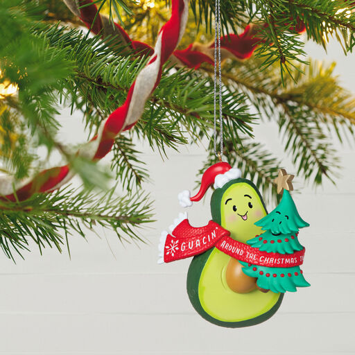 Guacin' Around the Christmas Tree Ornament With Sound, 