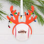 Giants Reindeer Baseball Christmas Ornament hanging on tree image number 2