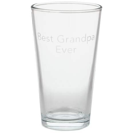 Best Grandpa Ever Pint Glass, 16 oz., , large