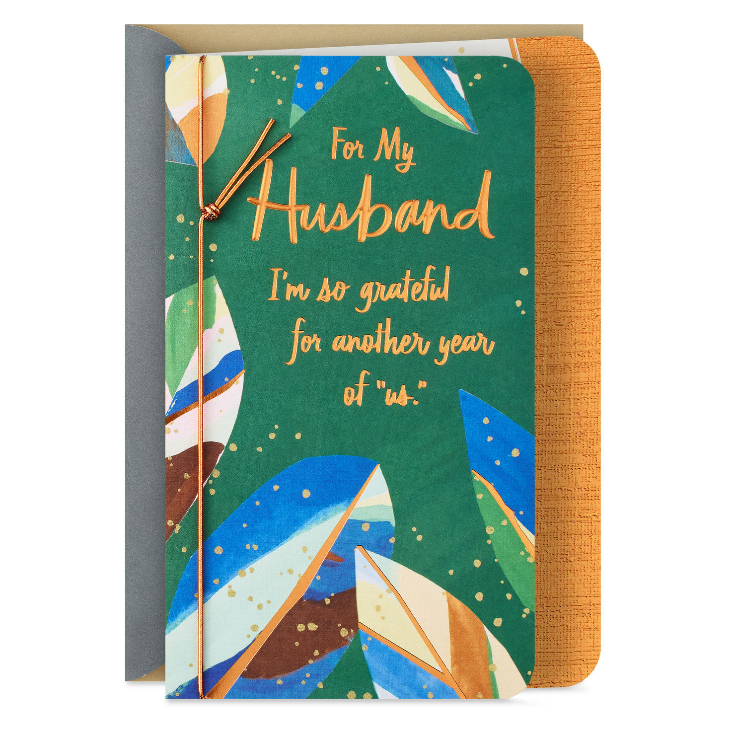 Grateful for Another Year of Us Anniversary Card for Husband