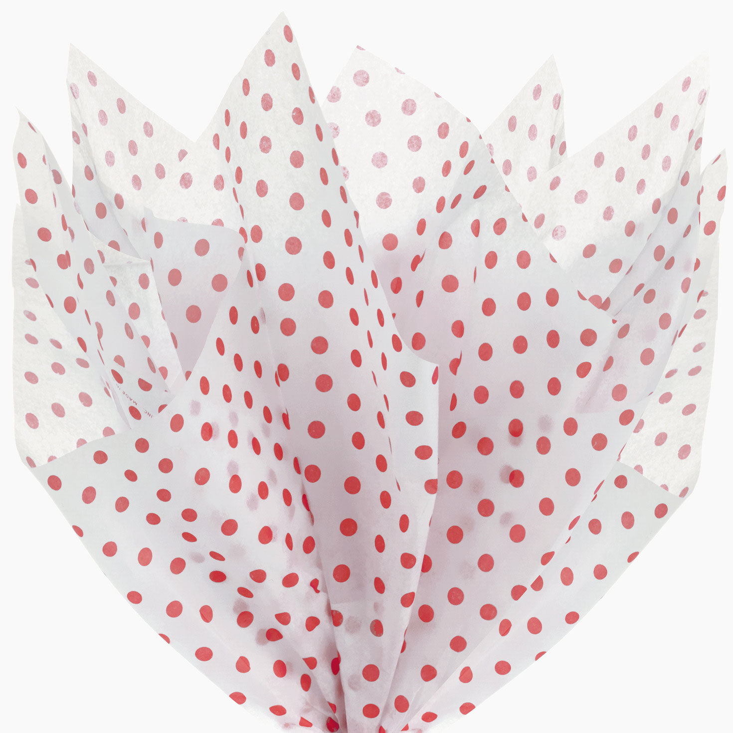 Polka Dots on White Tissue Paper, 6 sheets, , large image number 2