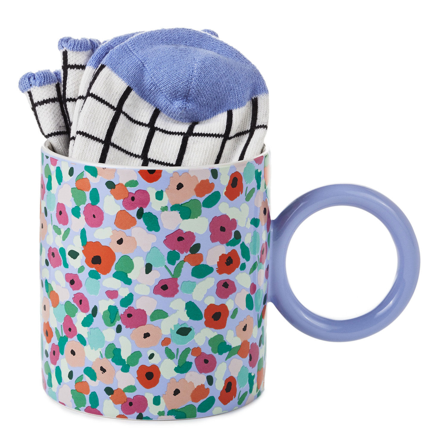 Abstract Floral Mug With Crew Socks, Set of 2 for only USD 24.99 | Hallmark