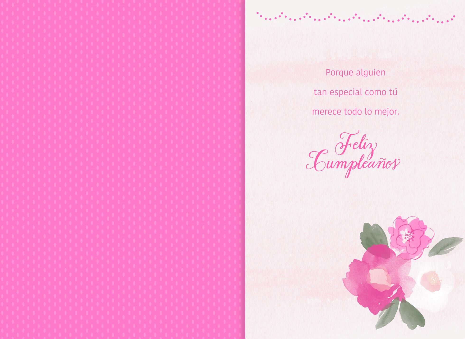 To Your Happiness Spanish-Language Musical Birthday Card