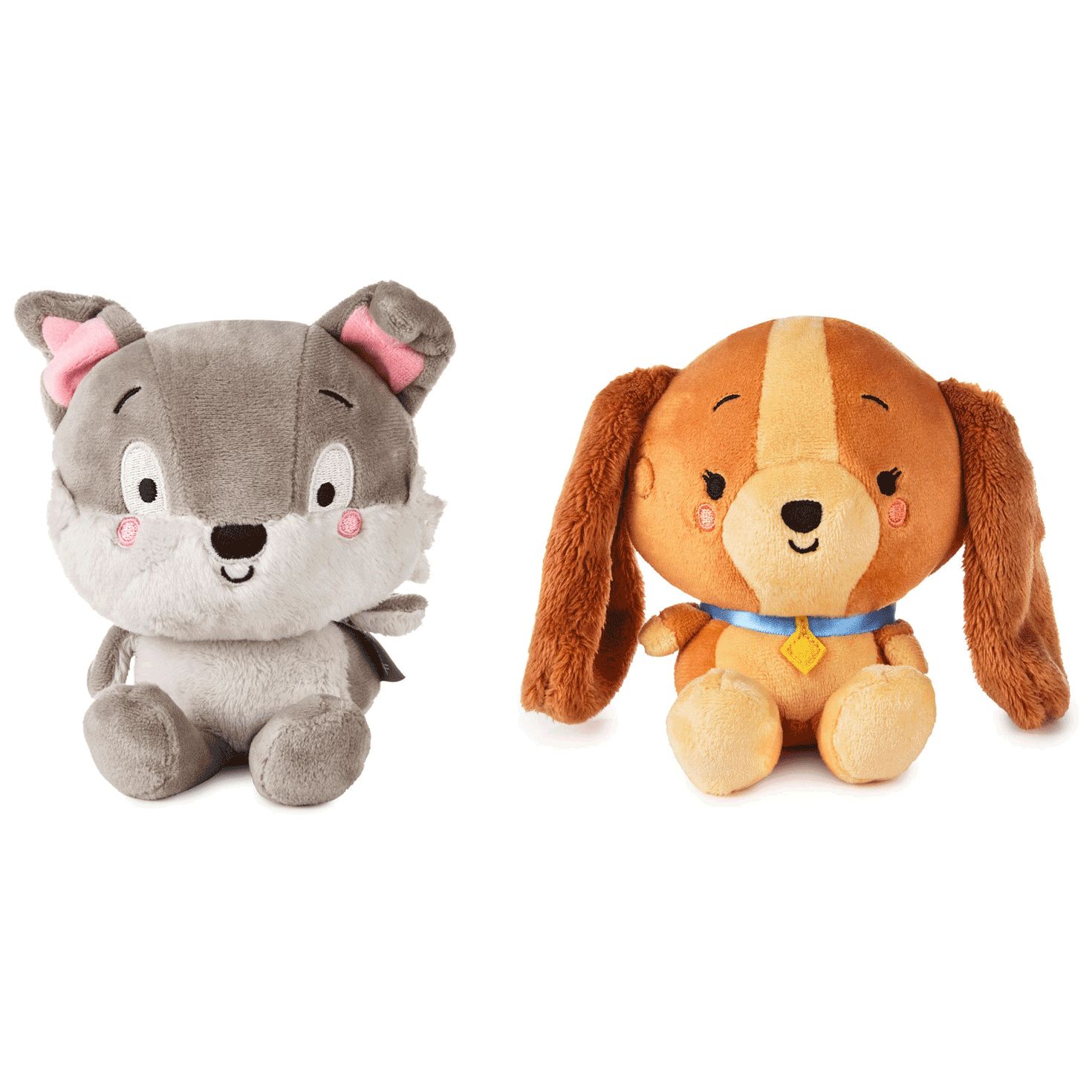 Better Together Disney Lady and the Tramp Magnetic Plush Pair, 5.5" for only USD 28.99 | Hallmark