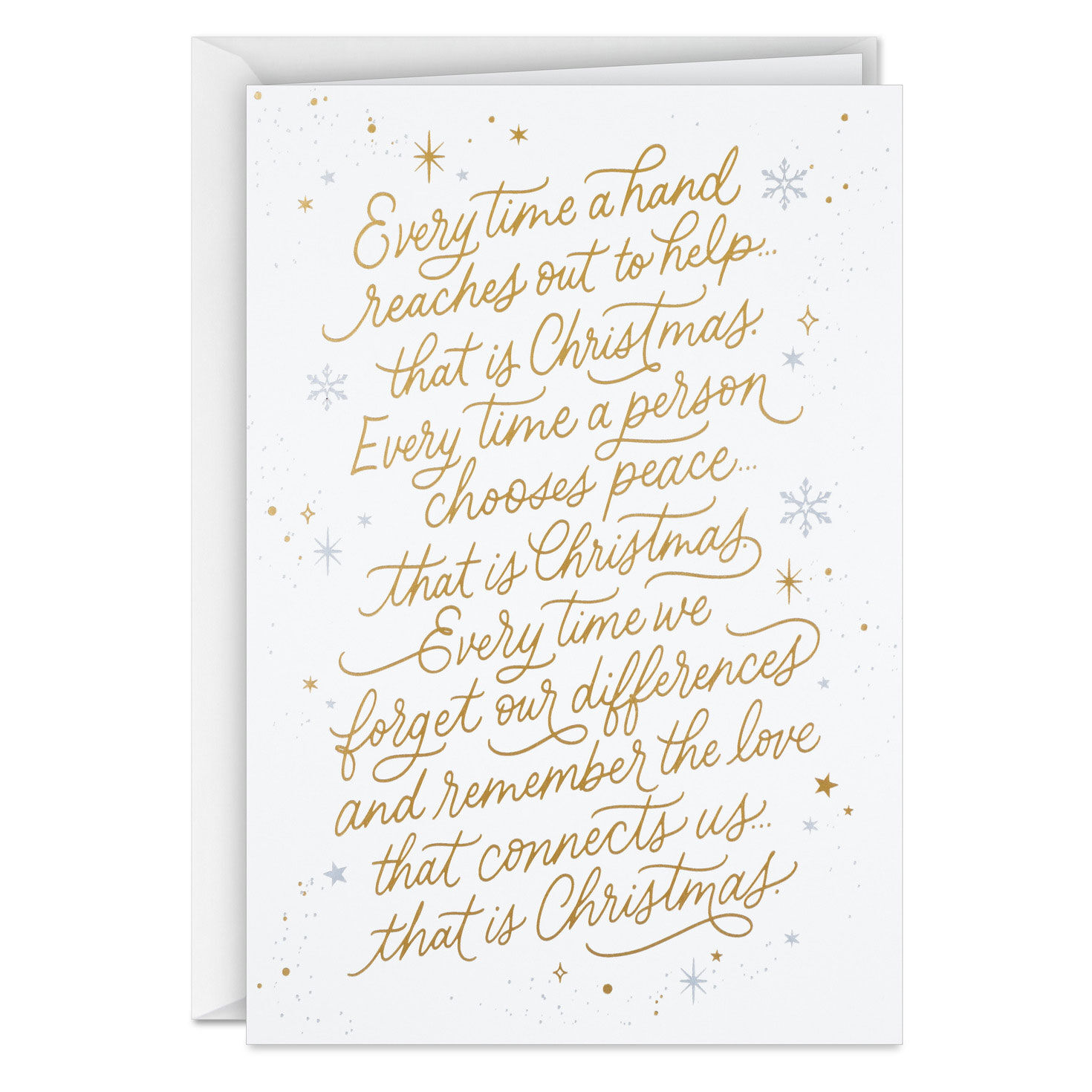 Spiritual Festive Boxed Christmas Card Pack card front with envelope image number 2