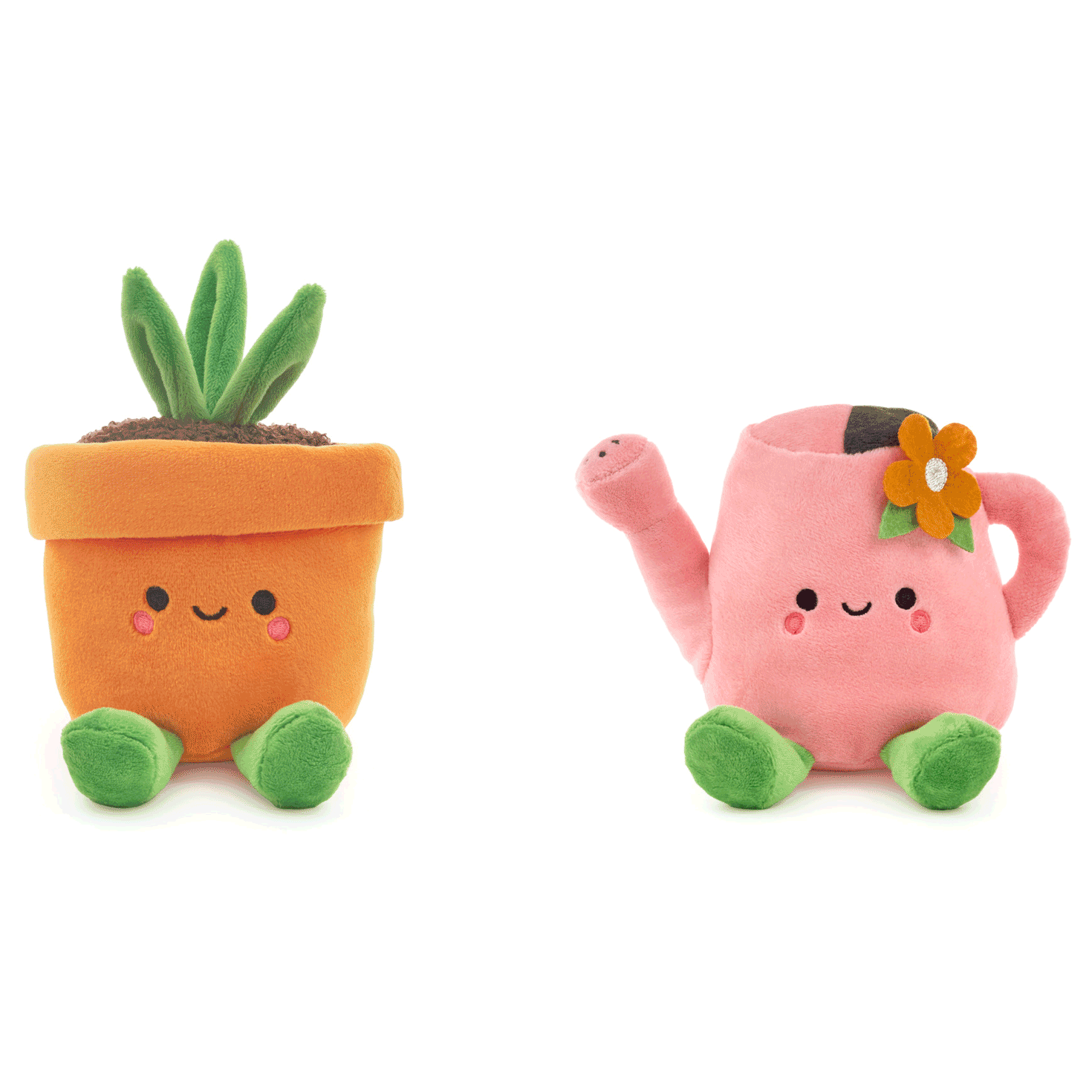 Better Together Watering Can and Plant Magnetic Plush Pair, 4.5", , large image number 2