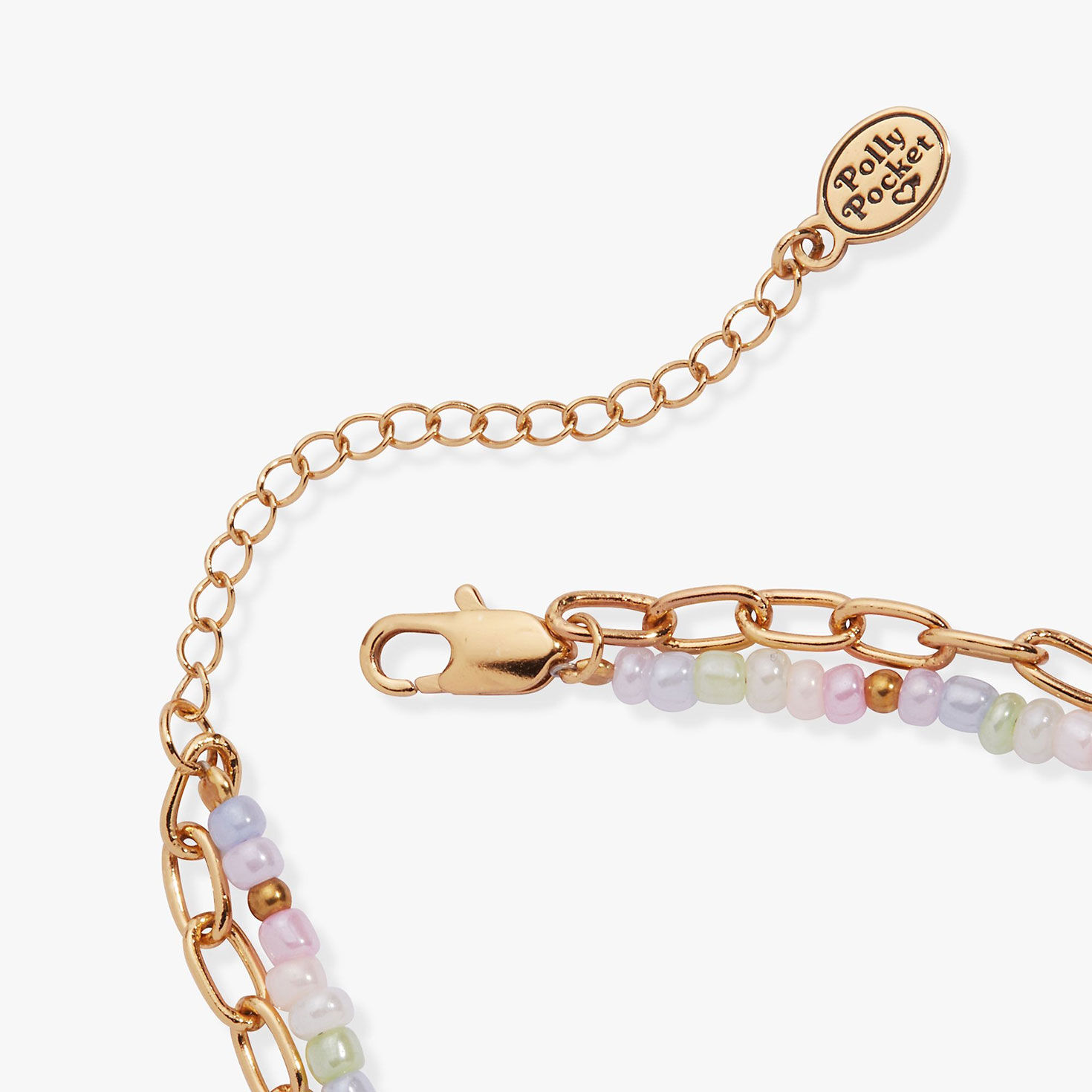 Alex And Ani Polly Pocket&trade; 2 Row Charm Bracelet closeup view image number 2