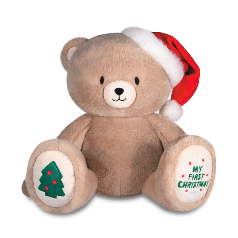 My First Christmas Teddy Bear Plush, 10"
