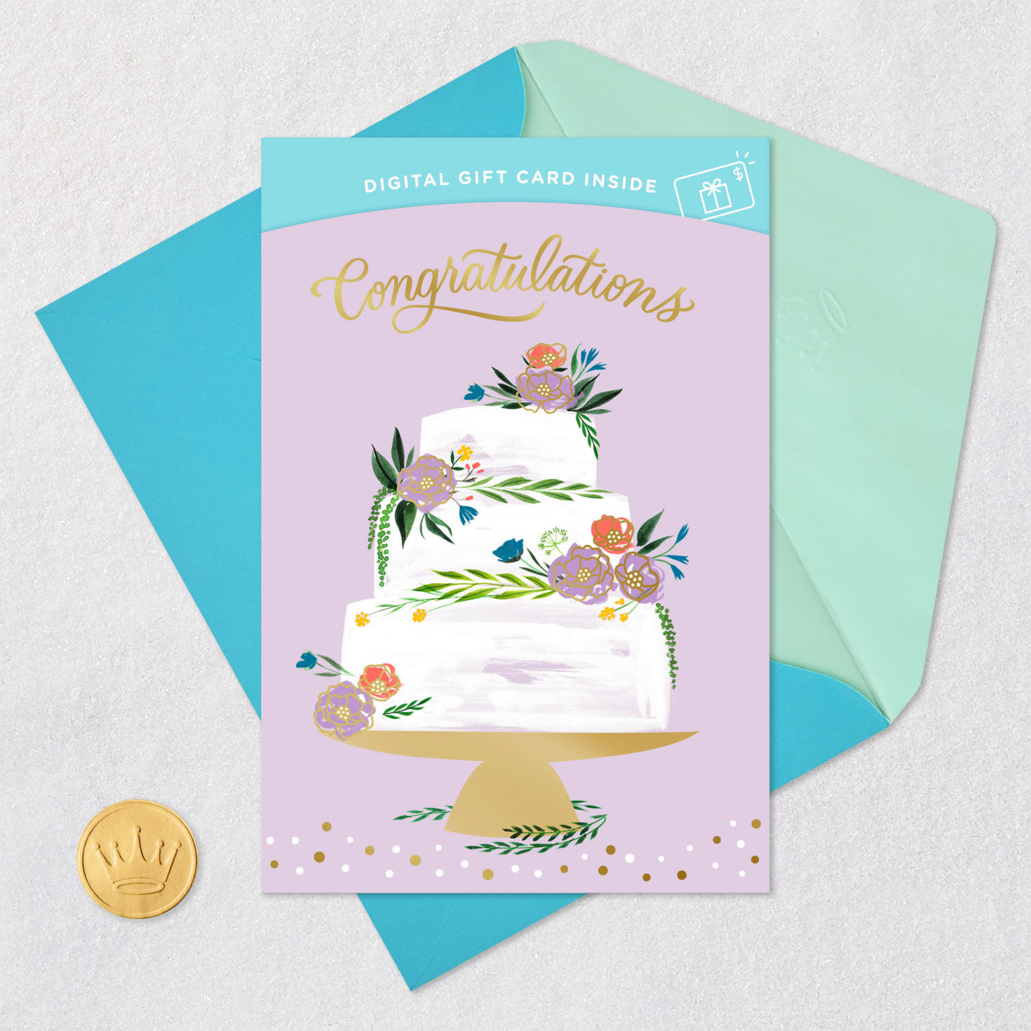 A Lifetime of Dreams Come True Gift Card Greeting Wedding Card, , large image number 8