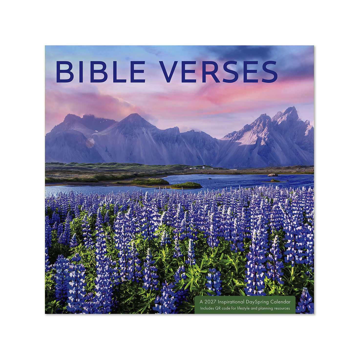 Bible Verses 2027 Inspirational 12-Month Wall Calendar, 12x12