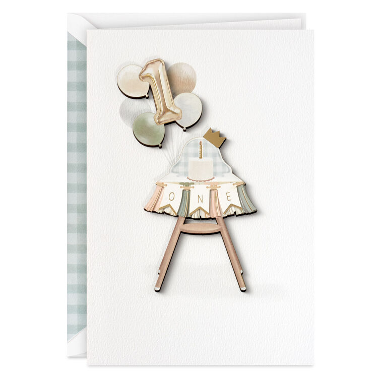 Cutest One Around First Birthday Card