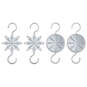 Mini Star Metal Ornament Hooks, Set of 4, , large image number 4