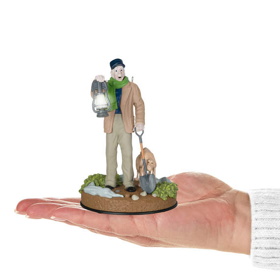 Disney The Haunted Mansion Collection The Caretaker and His Dog Ornament With Light and Sound, , large image number 4