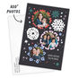 Colored Paper Snowflakes Personalized Photo Card Card with Envelope indicating personalization image number 2
