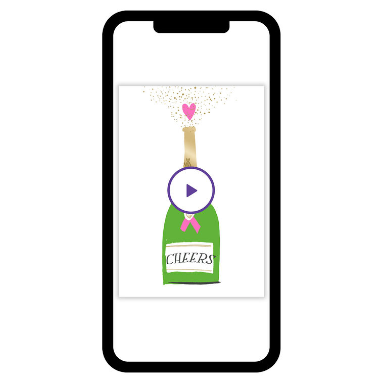 Champagne Cheers Congratulations eCard