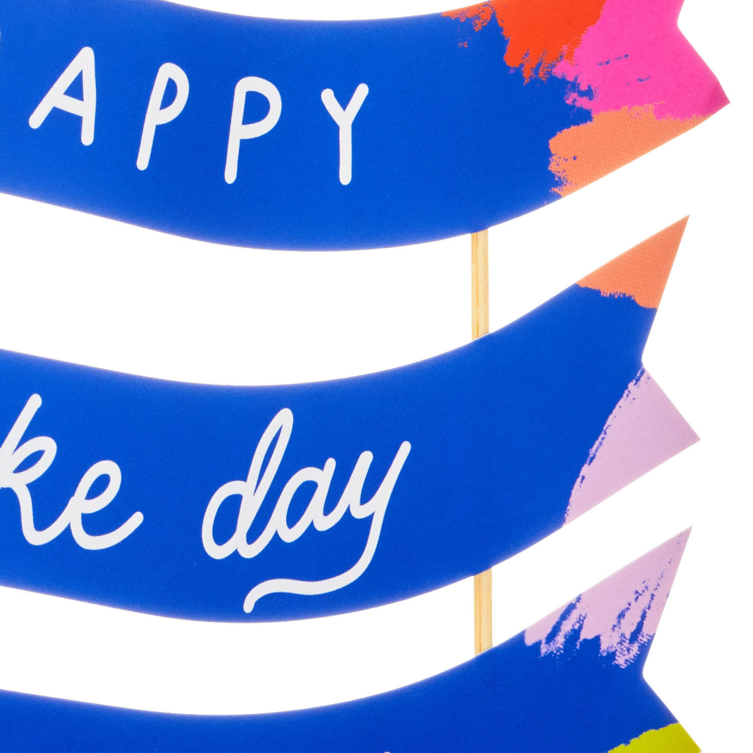 Cake Day Banner Birthday Cake Topper, , large image number 4