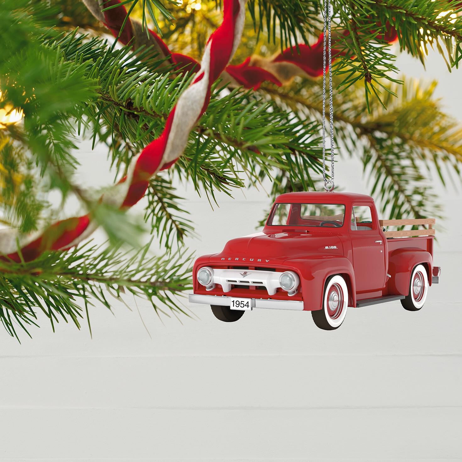 2018 All-American Trucks 1954 Mercury M-100 Metal Ornament, , large image number 2