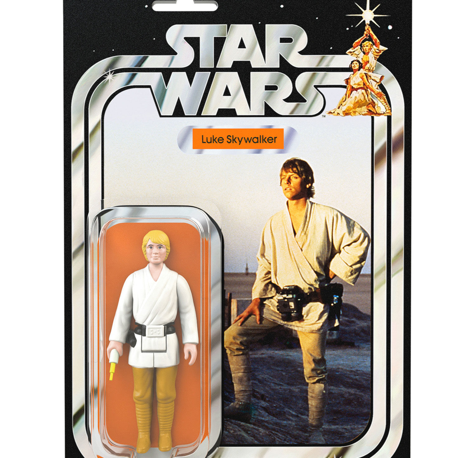 Star Wars Luke Skywalker Action Figure Ornament closeup view image number 5