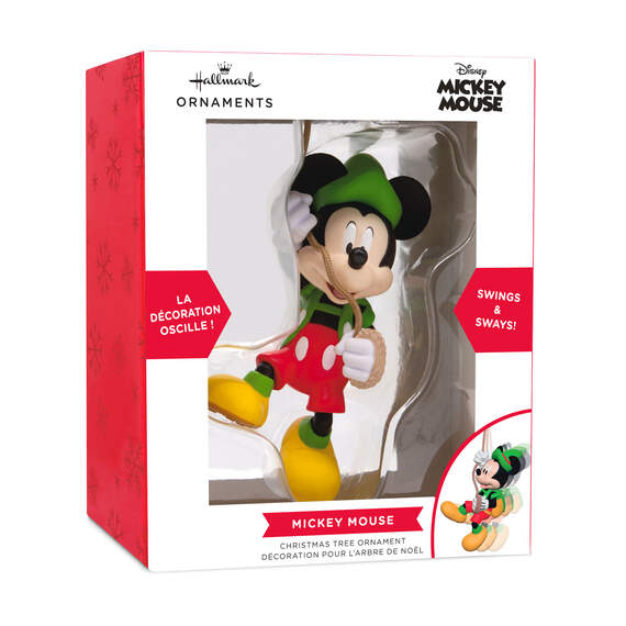 Disney Mickey Mouse Swinging Mickey Hallmark Ornament, , large image number 4