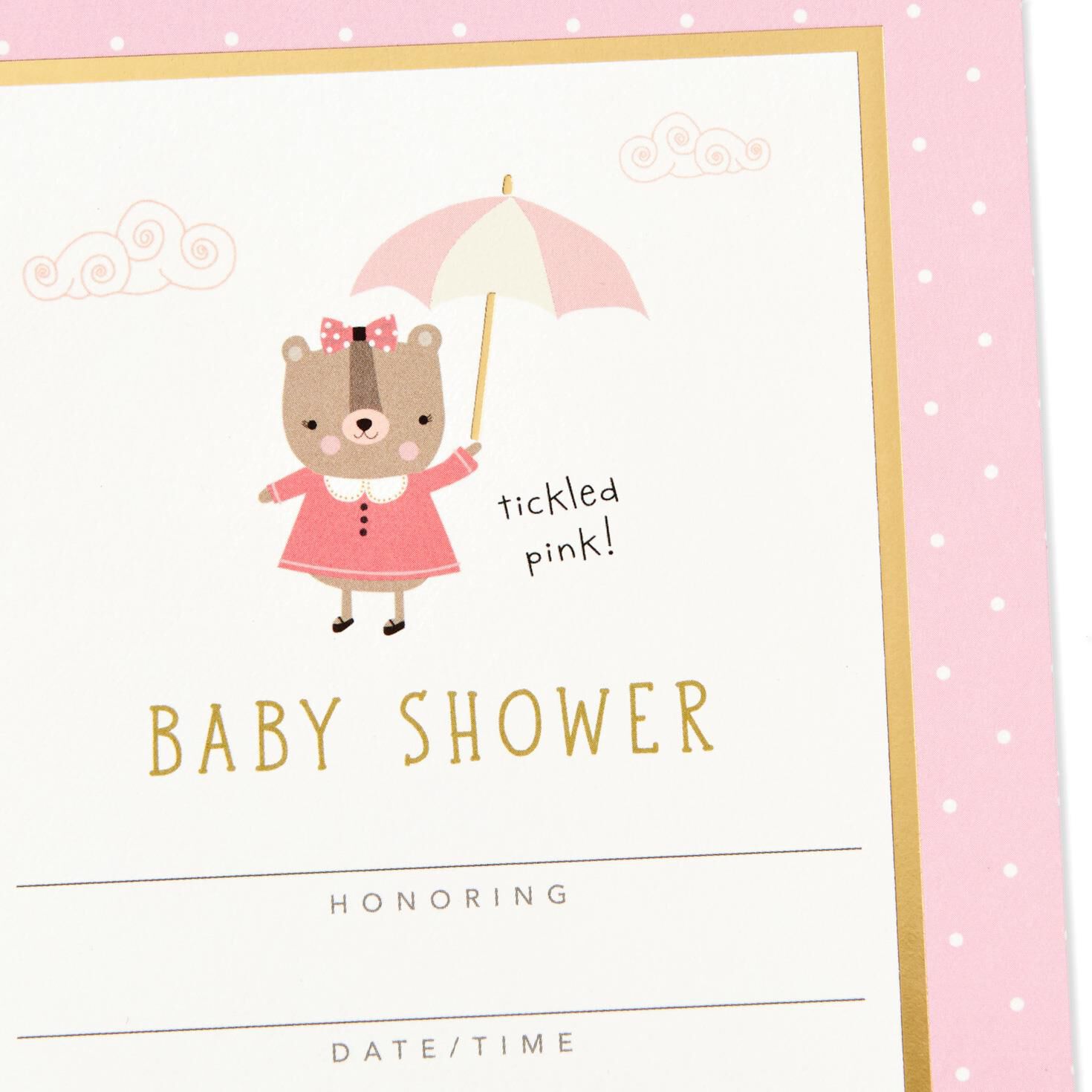 Hallmark baby shop shower invitations