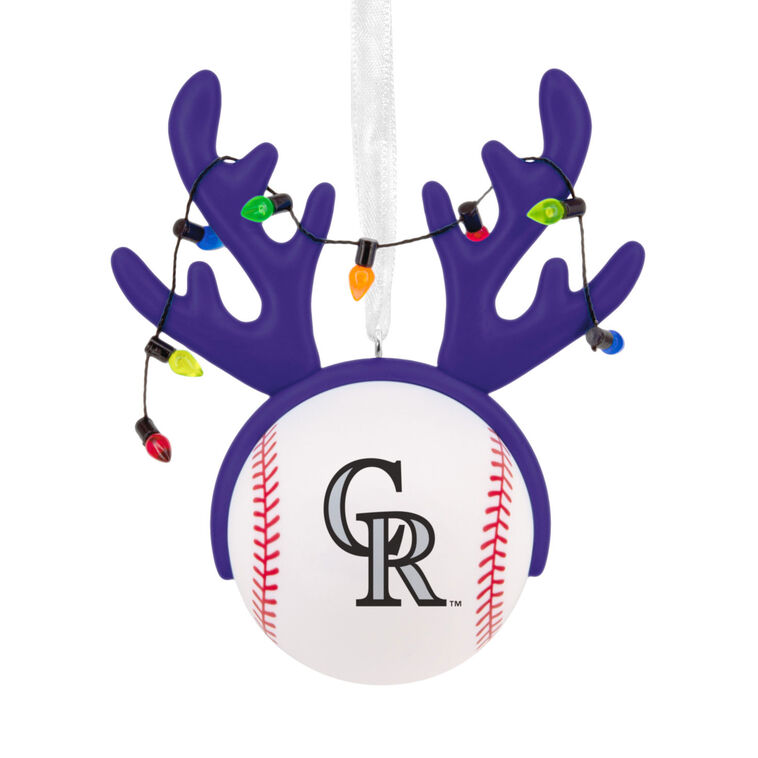 MLB Colorado Rockies™ Reindeer Baseball Hallmark Ornament