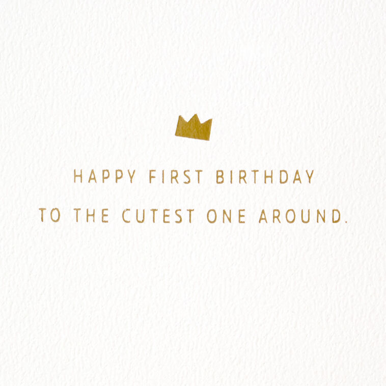 High Chair and Balloons Signature Birthday Card sentiment image number 2