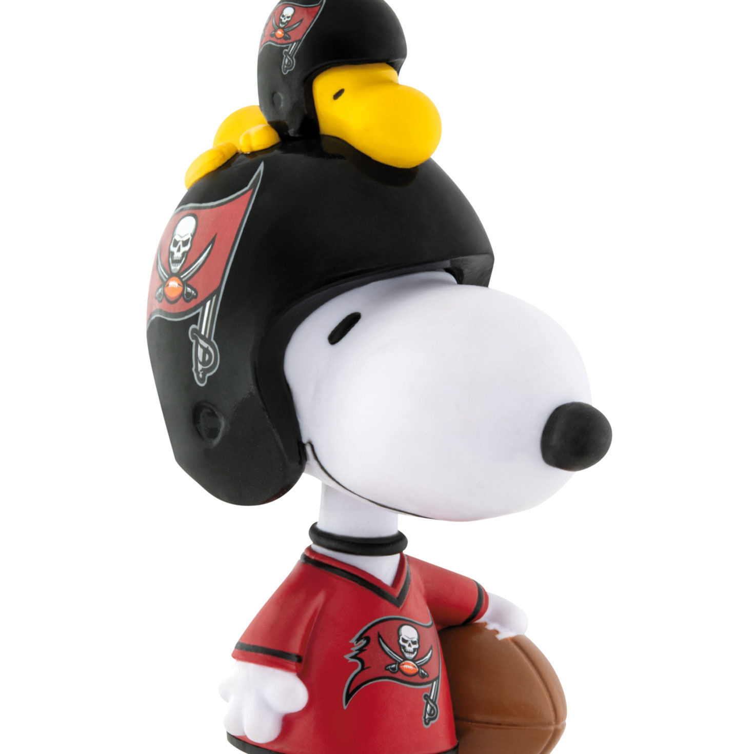 Snoopy Tampa Bay Buccaneers Christmas Ornament upclose view image number 5