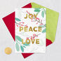 Leaves and Berries Christmas Card Card Front with Envelope and Gold Seal image number 5