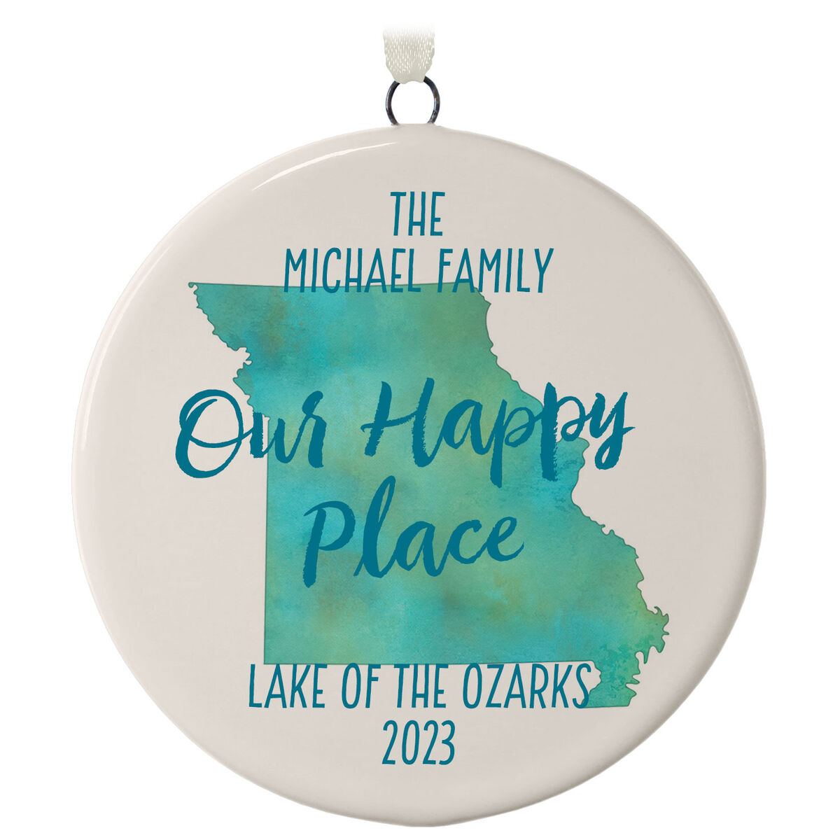 Missouri Personalized State Ornament Personalized Ornaments Hallmark