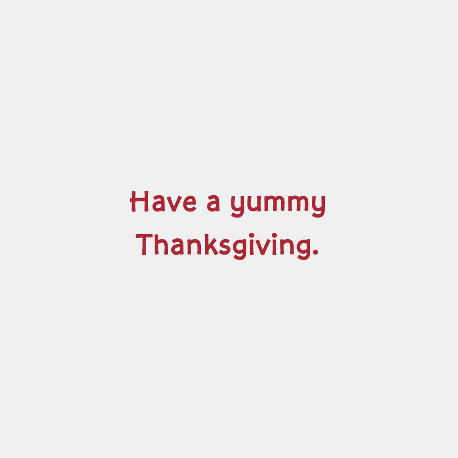 Fat Cat Funny Thanksgiving Card, , large image number 2