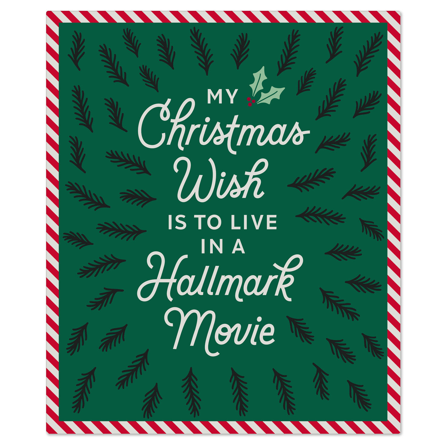 Hallmark Channel My Christmas Wish Throw Blanket, 50x60 for only USD 22.99 | Hallmark